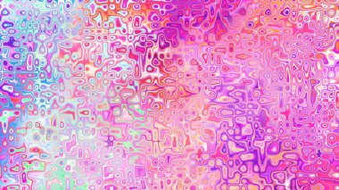 Yumuşak mor ve pembe tonlara sahip soyut organik hücresel doku, sıvı mozaik desen ve rüya gibi dijital yüzey