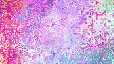 Yumuşak mor ve pembe tonlara sahip soyut organik hücresel doku, sıvı mozaik desen ve rüya gibi dijital yüzey