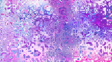 Yumuşak mor ve pembe tonlara sahip soyut organik hücresel doku, sıvı mozaik desen ve rüya gibi dijital yüzey
