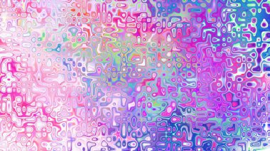 Yumuşak mor ve pembe tonlara sahip soyut organik hücresel doku, sıvı mozaik desen ve rüya gibi dijital yüzey