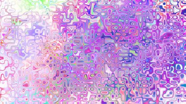 Yumuşak mor ve pembe tonlara sahip soyut organik hücresel doku, sıvı mozaik desen ve rüya gibi dijital yüzey