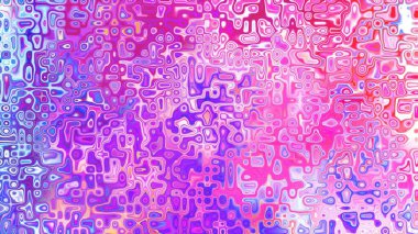 Yumuşak mor ve pembe tonlara sahip soyut organik hücresel doku, sıvı mozaik desen ve rüya gibi dijital yüzey