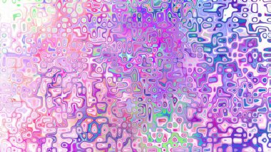 Yumuşak mor ve pembe tonlara sahip soyut organik hücresel doku, sıvı mozaik desen ve rüya gibi dijital yüzey