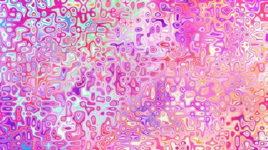 Yumuşak mor ve pembe tonlara sahip soyut organik hücresel doku, sıvı mozaik desen ve rüya gibi dijital yüzey