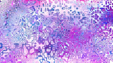 Yumuşak mor ve pembe tonlara sahip soyut organik hücresel doku, sıvı mozaik desen ve rüya gibi dijital yüzey