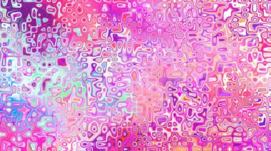 Yumuşak mor ve pembe tonlara sahip soyut organik hücresel doku, sıvı mozaik desen ve rüya gibi dijital yüzey