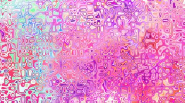 Yumuşak mor ve pembe tonlara sahip soyut organik hücresel doku, sıvı mozaik desen ve rüya gibi dijital yüzey