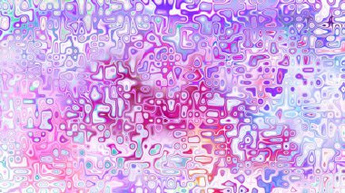 Yumuşak mor ve pembe tonlara sahip soyut organik hücresel doku, sıvı mozaik desen ve rüya gibi dijital yüzey