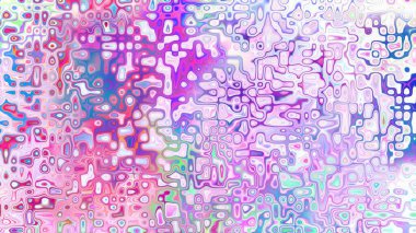 Yumuşak mor ve pembe tonlara sahip soyut organik hücresel doku, sıvı mozaik desen ve rüya gibi dijital yüzey