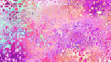 Yumuşak mor ve pembe tonlara sahip soyut organik hücresel doku, sıvı mozaik desen ve rüya gibi dijital yüzey