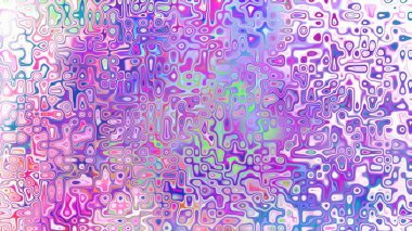 Yumuşak mor ve pembe tonlara sahip soyut organik hücresel doku, sıvı mozaik desen ve rüya gibi dijital yüzey