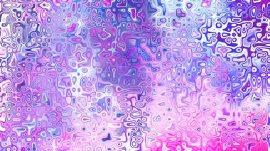 Yumuşak mor ve pembe tonlara sahip soyut organik hücresel doku, sıvı mozaik desen ve rüya gibi dijital yüzey