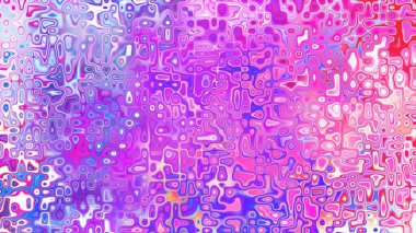 Yumuşak mor ve pembe tonlara sahip soyut organik hücresel doku, sıvı mozaik desen ve rüya gibi dijital yüzey