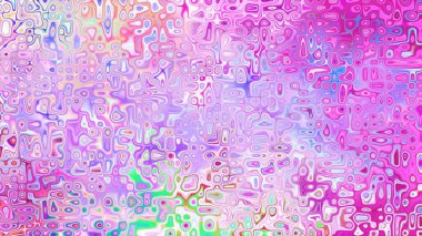 Yumuşak mor ve pembe tonlara sahip soyut organik hücresel doku, sıvı mozaik desen ve rüya gibi dijital yüzey