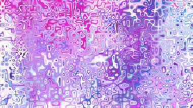 Yumuşak mor ve pembe tonlara sahip soyut organik hücresel doku, sıvı mozaik desen ve rüya gibi dijital yüzey