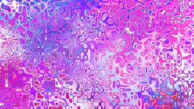Yumuşak mor ve pembe tonlara sahip soyut organik hücresel doku, sıvı mozaik desen ve rüya gibi dijital yüzey