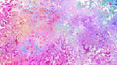 Yumuşak mor ve pembe tonlara sahip soyut organik hücresel doku, sıvı mozaik desen ve rüya gibi dijital yüzey