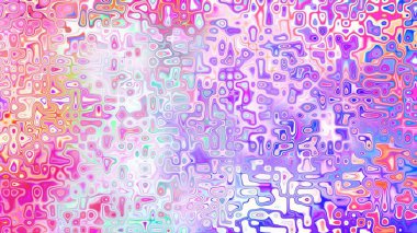 Yumuşak mor ve pembe tonlara sahip soyut organik hücresel doku, sıvı mozaik desen ve rüya gibi dijital yüzey