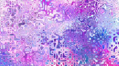 Yumuşak mor ve pembe tonlara sahip soyut organik hücresel doku, sıvı mozaik desen ve rüya gibi dijital yüzey