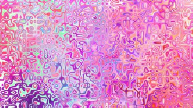 Yumuşak mor ve pembe tonlara sahip soyut organik hücresel doku, sıvı mozaik desen ve rüya gibi dijital yüzey
