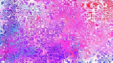 Yumuşak mor ve pembe tonlara sahip soyut organik hücresel doku, sıvı mozaik desen ve rüya gibi dijital yüzey