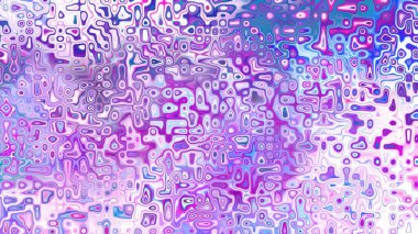 Yumuşak mor ve pembe tonlara sahip soyut organik hücresel doku, sıvı mozaik desen ve rüya gibi dijital yüzey