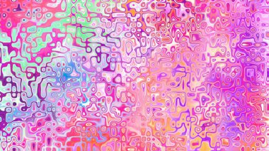 Yumuşak mor ve pembe tonlara sahip soyut organik hücresel doku, sıvı mozaik desen ve rüya gibi dijital yüzey