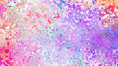 Yumuşak mor ve pembe tonlara sahip soyut organik hücresel doku, sıvı mozaik desen ve rüya gibi dijital yüzey