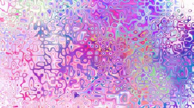 Yumuşak mor ve pembe tonlara sahip soyut organik hücresel doku, sıvı mozaik desen ve rüya gibi dijital yüzey