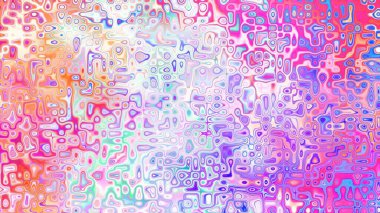 Yumuşak mor ve pembe tonlara sahip soyut organik hücresel doku, sıvı mozaik desen ve rüya gibi dijital yüzey