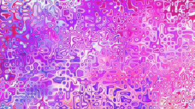 Yumuşak mor ve pembe tonlara sahip soyut organik hücresel doku, sıvı mozaik desen ve rüya gibi dijital yüzey