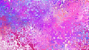 Yumuşak mor ve pembe tonlara sahip soyut organik hücresel doku, sıvı mozaik desen ve rüya gibi dijital yüzey