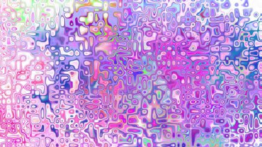 Yumuşak mor ve pembe tonlara sahip soyut organik hücresel doku, sıvı mozaik desen ve rüya gibi dijital yüzey