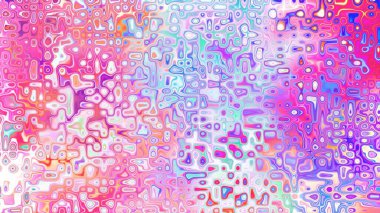 Yumuşak mor ve pembe tonlara sahip soyut organik hücresel doku, sıvı mozaik desen ve rüya gibi dijital yüzey