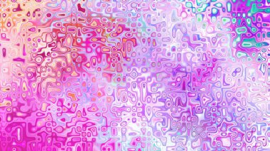 Yumuşak mor ve pembe tonlara sahip soyut organik hücresel doku, sıvı mozaik desen ve rüya gibi dijital yüzey