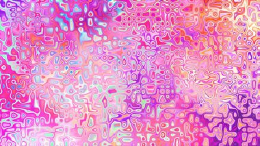 Yumuşak mor ve pembe tonlara sahip soyut organik hücresel doku, sıvı mozaik desen ve rüya gibi dijital yüzey