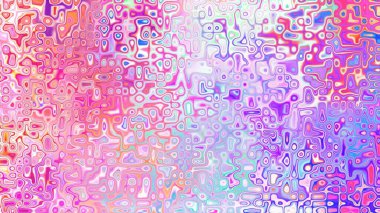 Yumuşak mor ve pembe tonlara sahip soyut organik hücresel doku, sıvı mozaik desen ve rüya gibi dijital yüzey