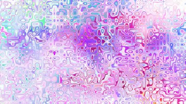 Yumuşak mor ve pembe tonlara sahip soyut organik hücresel doku, sıvı mozaik desen ve rüya gibi dijital yüzey