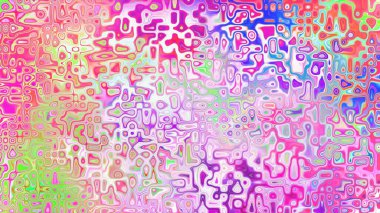 Yumuşak mor ve pembe tonlara sahip soyut organik hücresel doku, sıvı mozaik desen ve rüya gibi dijital yüzey