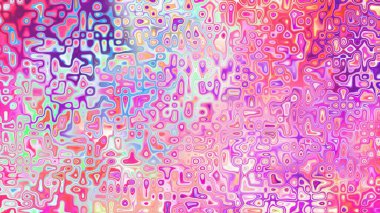 Yumuşak mor ve pembe tonlara sahip soyut organik hücresel doku, sıvı mozaik desen ve rüya gibi dijital yüzey