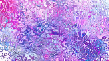 Yumuşak mor ve pembe tonlara sahip soyut organik hücresel doku, sıvı mozaik desen ve rüya gibi dijital yüzey