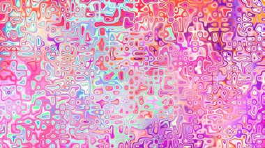 Yumuşak mor ve pembe tonlara sahip soyut organik hücresel doku, sıvı mozaik desen ve rüya gibi dijital yüzey