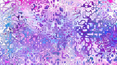 Yumuşak mor ve pembe tonlara sahip soyut organik hücresel doku, sıvı mozaik desen ve rüya gibi dijital yüzey