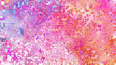 Yumuşak mor ve pembe tonlara sahip soyut organik hücresel doku, sıvı mozaik desen ve rüya gibi dijital yüzey