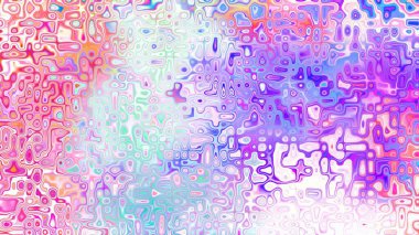 Yumuşak mor ve pembe tonlara sahip soyut organik hücresel doku, sıvı mozaik desen ve rüya gibi dijital yüzey