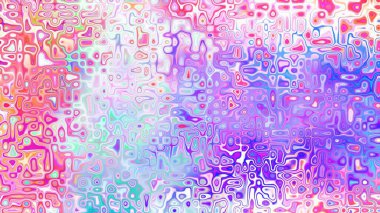 Yumuşak mor ve pembe tonlara sahip soyut organik hücresel doku, sıvı mozaik desen ve rüya gibi dijital yüzey