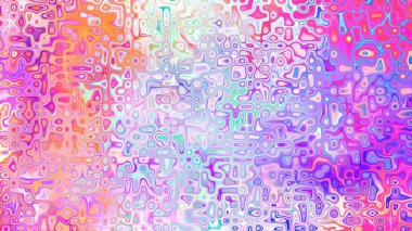 Yumuşak mor ve pembe tonlara sahip soyut organik hücresel doku, sıvı mozaik desen ve rüya gibi dijital yüzey