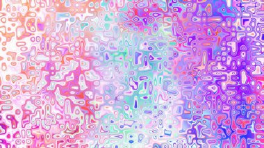 Yumuşak mor ve pembe tonlara sahip soyut organik hücresel doku, sıvı mozaik desen ve rüya gibi dijital yüzey