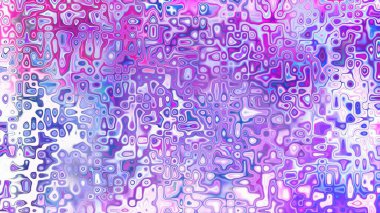 Yumuşak mor ve pembe tonlara sahip soyut organik hücresel doku, sıvı mozaik desen ve rüya gibi dijital yüzey