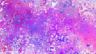 Yumuşak mor ve pembe tonlara sahip soyut organik hücresel doku, sıvı mozaik desen ve rüya gibi dijital yüzey